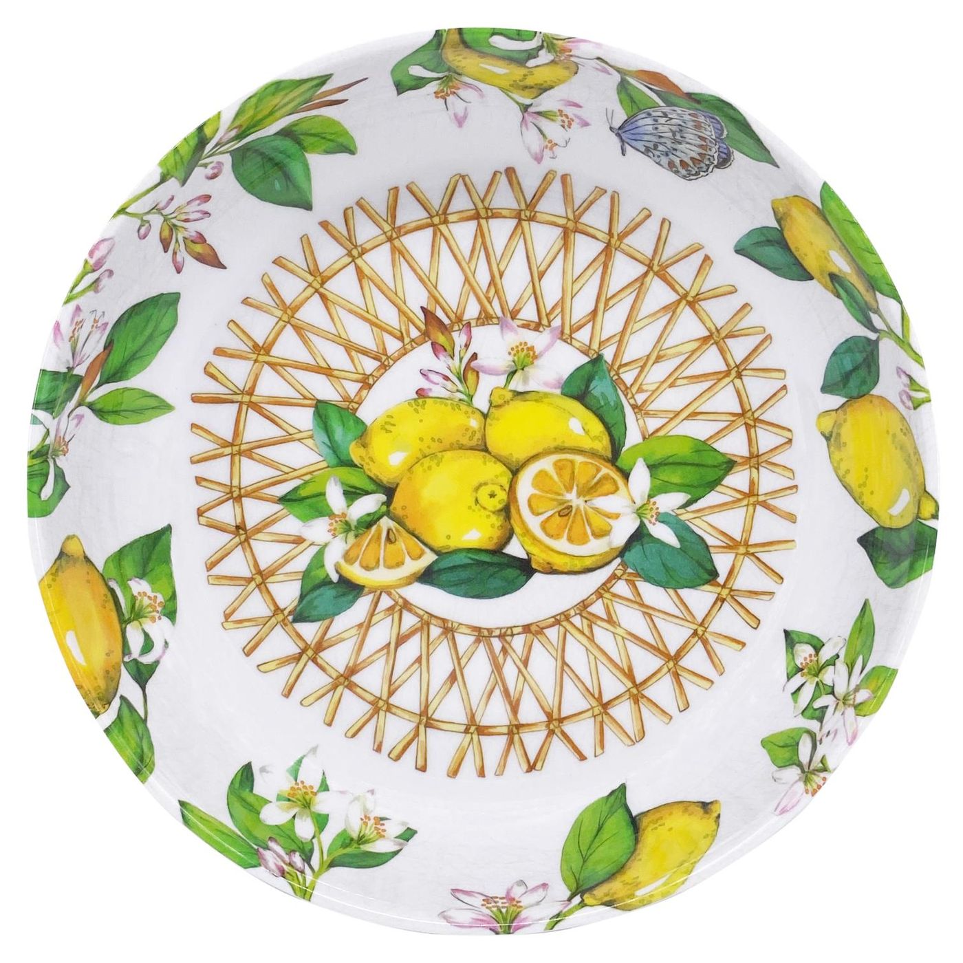 Assiette creuse en mélamine Capri 20 cm